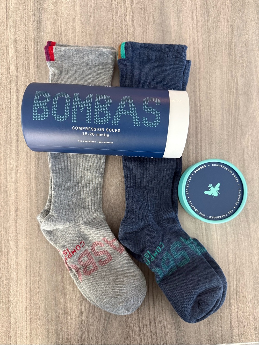 Bombas Men’s Everyday Compression Sock 2-Pack Gift Box